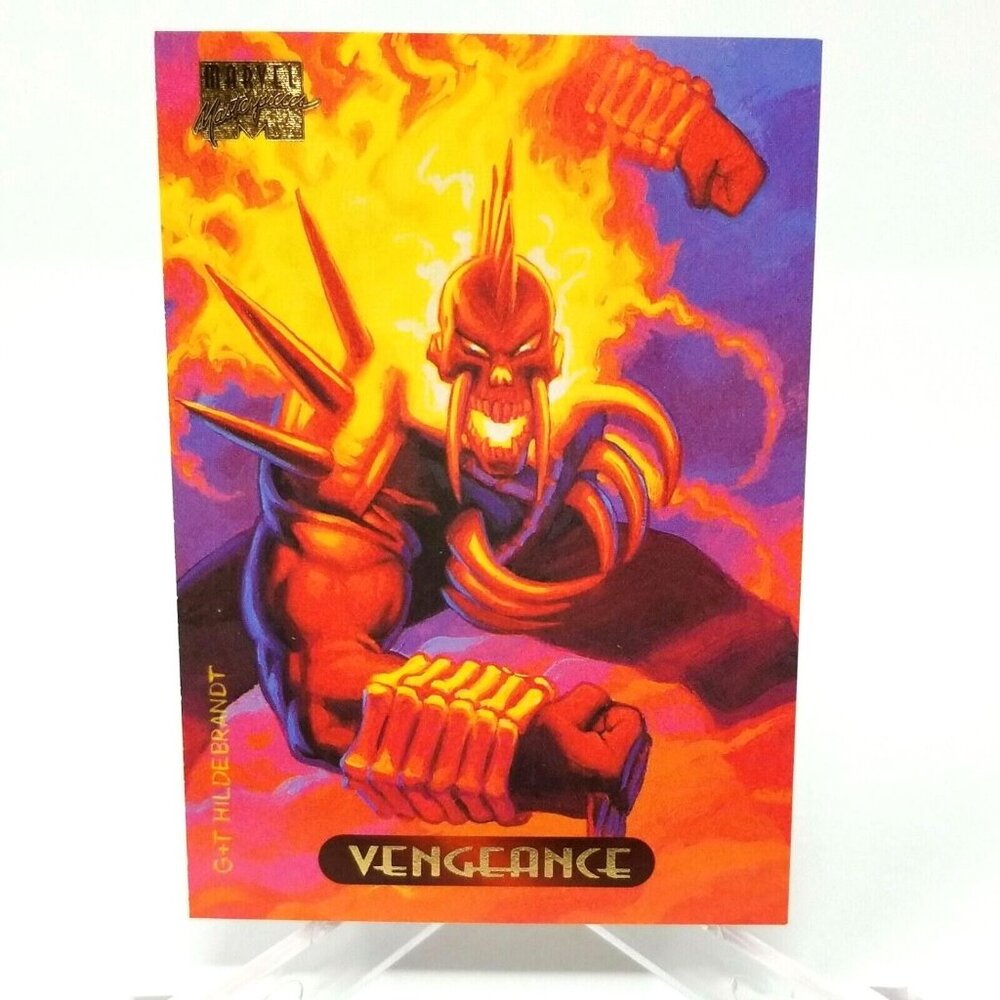 1994 Marvel Masterpieces #130 VENGEANCE Hildebrandt Brothers Vintage (104)